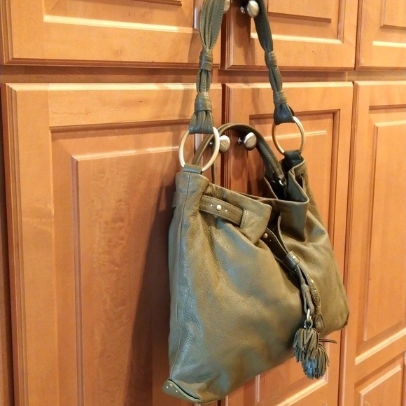 Sigrid Olsen Large Hobo Shoulder Bag Leather EUC - Picture 4 of 13